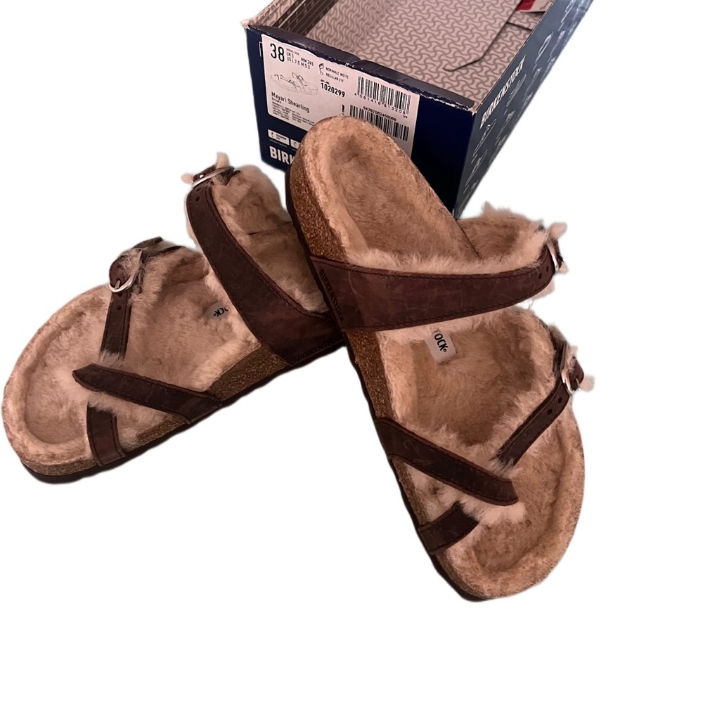 Women's Birkenstock Mayari Shearling -New with tags !